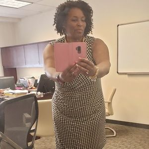 Ralph Lauren mock wrap dress